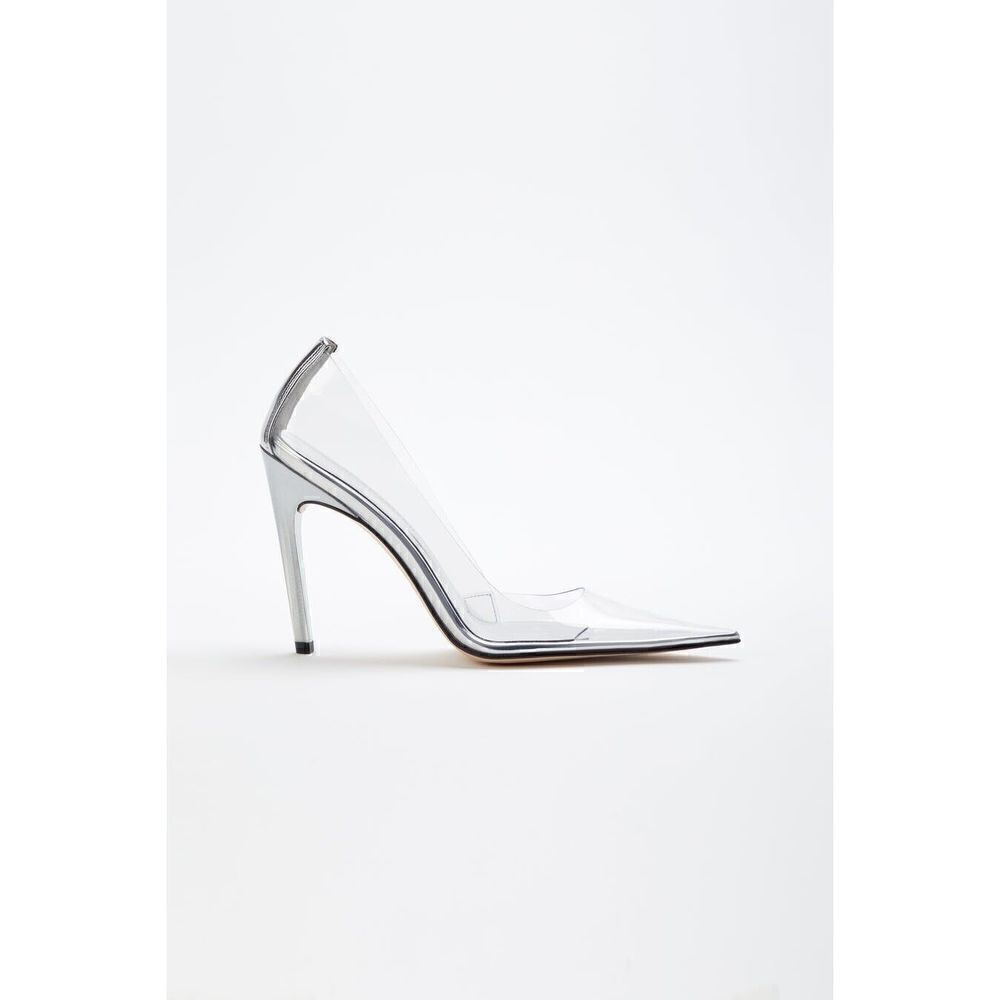 Good American 'CINDER-F*CKING-RELLA' Clear PUMP size 7.5 GLASS002